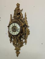 Cartel klok - Brons, Messing - 1850-1900 - met een draak, Antiek en Kunst, Antiek | Klokken