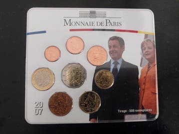 Frankrijk. Year Set (BU) 2007 Couple Franco-Allemand /
