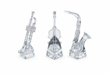 Decoratief ornament (3) - Cristal dArques - Instrument -