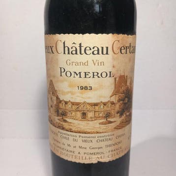 1983 Vieux Chateau Certan - Bordeaux, Pomerol - 1 Bouteille
