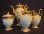 Koffieservies (28) - impero - 24 kt goud - Oud en koninklijk