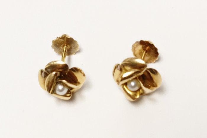 Sans prix de réserve - Boucles doreilles - 18 carats Or, Handtassen en Accessoires, Oorbellen