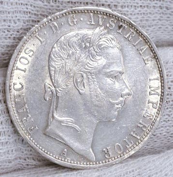 Oostenrijk. Franz Joseph I. 1 Florin (Gulden) 1858 (Zonder