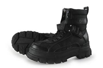 Buffalo Veterboots in maat 40 Zwart, Kleding | Dames, Schoenen, Verzenden, Zwart, Overige typen, Zo goed als nieuw
