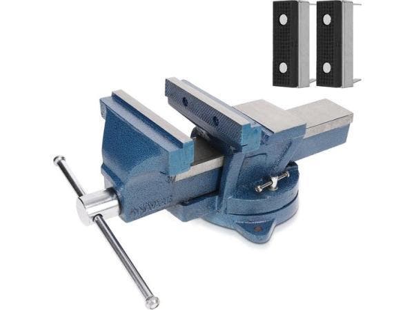 Veiling - Navaris gietijzeren bankschroef, Bricolage & Construction, Outillage | Outillage à main