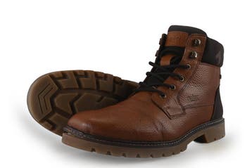 Rieker Veterboots in maat 45 Bruin, Bruin, Verzenden, Boots, Zo goed als nieuw
