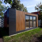 Prefab Kantoorunit met sanitair - Modern - Op voorraad!, Articles professionnels, Immobilier d'entreprise