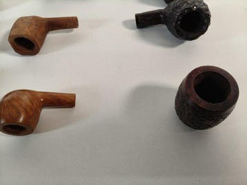 Zonder minimumprijs - Pijp - Hout, Bruyere - (12), Nieuw