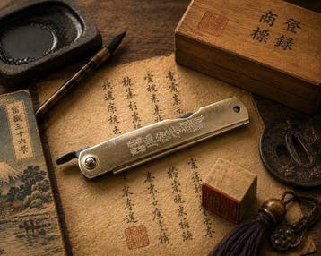 Higonokami 04 Triple Layered Silver Knife – Coltello