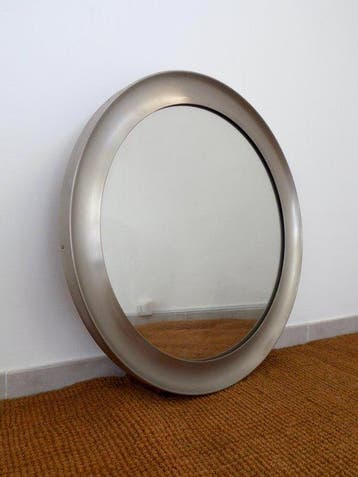 Artemide - Sergio Mazza - Narcisso - Spiegel- 83 cm. - Staal
