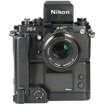 Tweedehands Nikon F3AF  met DX-1 en 80mm f/2.8 CM3795, Audio, Tv en Foto, Ophalen of Verzenden, Gebruikt