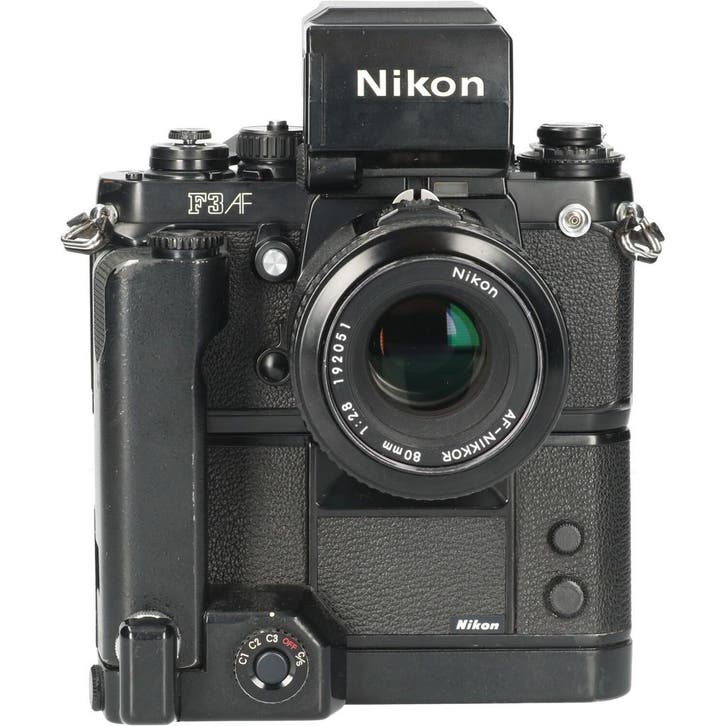 Tweedehands Nikon F3AF  met DX-1 en 80mm f/2.8 CM3795, Audio, Tv en Foto, Overige Audio, Tv en Foto, Gebruikt, Ophalen of Verzenden