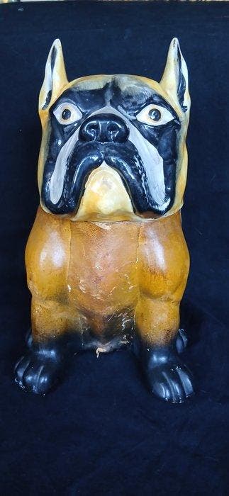 Koektrommel - leer keramiek - Koektrommel bulldog 1960