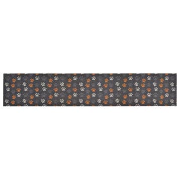 vidaXL Keukenmat wasbaar potenprint 60x300 cm fluweel, Verzenden, Nieuw