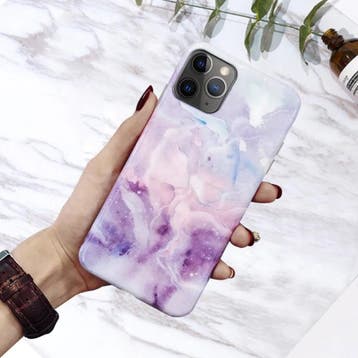 iPhone 6 Plus Hoesje Marmer Textuur - Shockproof Glossy Case, Verzenden
