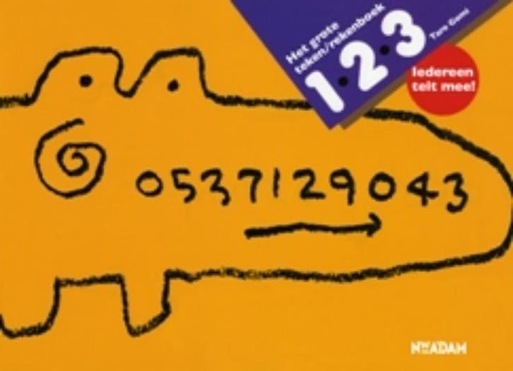 Het grote reken/tekenboek 9789046806661 Taro Gomi, Boeken, Kinderboeken | Jeugd | 10 tot 12 jaar, Gelezen, Verzenden