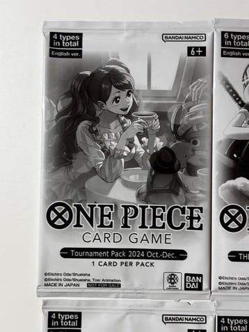 Bandai - 6 Booster pack - One Piece - Tournament Pack Lot –