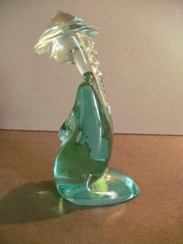 Murano - Archimede Seguso - sculptuur, Homme chinois a