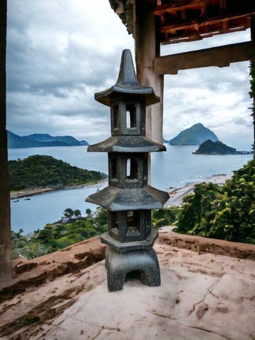 Pagode - Japanse lantaarn - tempel - winterhard! Exclusief, Jardin & Terrasse, Verzenden, Overige typen