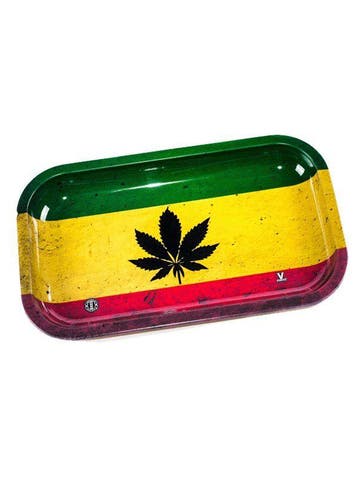 Rolling Tray - Rasta Leaf     Medium, Verzenden, Nieuw
