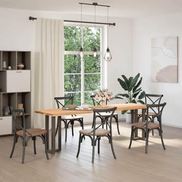 vidaXL Console tafelpoten 2 st T-vormig 25x28x(72-73)cm, Maison & Meubles, Verzenden