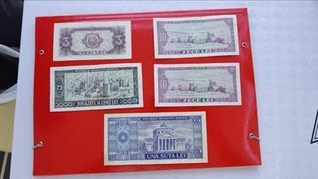 Roemenië. - 5 banknotes - various dates (Zonder