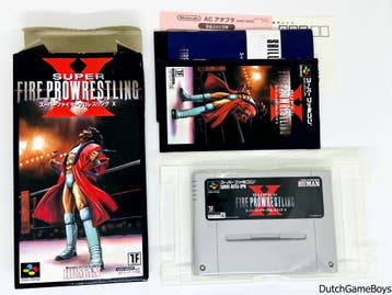 Super Famicom - Super Fire Pro Wrestling X + Reg. card, Verzenden, Gebruikt