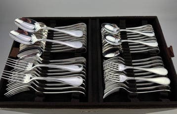 Christofle - Tafelservies voor 12 (154) - Parels -