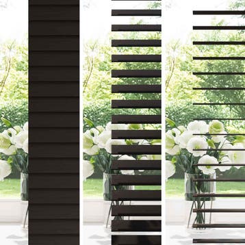 vidaXL Venetiaanse jaloezie Donkerbruin 95 x 250 cm 35 mm, Verzenden, Nieuw