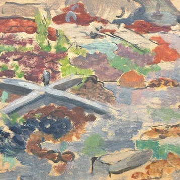 Jean Dreyfus-Stern (1890-1972) - Paysage quasi abstrait, Antiquités & Art