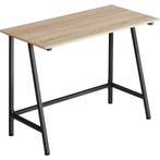tectake Bureau Newton 100x50x77cm - Industrieel licht hout,, Huis en Inrichting, Verzenden, Nieuw