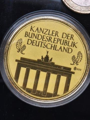 Duitsland. Medal Alemania -Medal Helmut Schmidt 1974-1982-