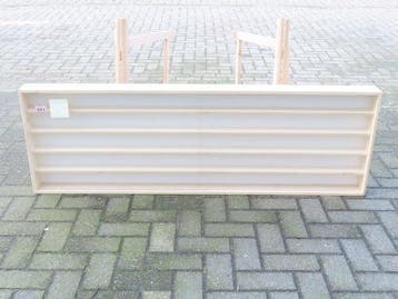 Heins - Vitrine - Vitrine 150x58x9 cm, 4 étagères avec rails, Nieuw
