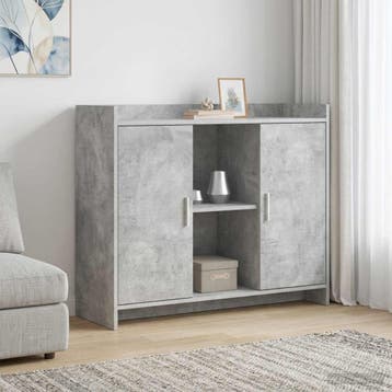 vidaXL Dressoir 98,5 x 33 x 80 cm PB, Huis en Inrichting, Kasten | Dressoirs, Verzenden, Nieuw
