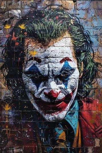 Dine Chanima (XX-XXI) - (XXL) Giant Pop Art Joker