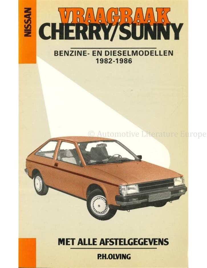 1982 - 1986 NISSAN CHERRY | SUNNY, BENZINE DIESEL VRAAGBAAK, Autos : Divers, Modes d'emploi & Notices d'utilisation