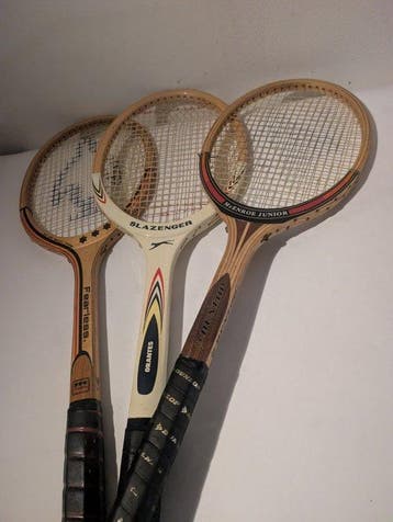 Slazenger Orantes, Fearless, Dunlop McENROE junior(set van