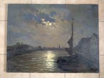 Jules Sarre (?-1972) - Nacht in de haven