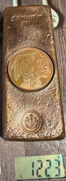 1223 gramm - Koper - Edelmetalle Deutschland - Verzegeld met