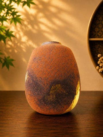 Vaas - Keramiek, Goud - Japan - Kutani-porselein vaas met