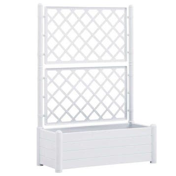 Jardiniere avec treillis 100x43x142 cm - Retour -34%, Verzenden, Nieuw
