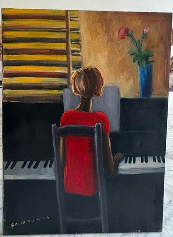 Eliano Fantuzzi (1909-1987) - La pianista