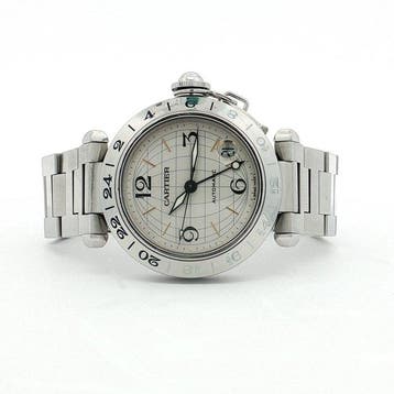Cartier - Pasha Meridian GMT Automatic - 2377 - Unisex -, Nieuw