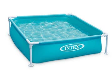 Veiling - Intex Mini Frame Opzetzwembad - 122 x 122 x 30 cm, Gebruikt