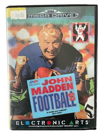 John Madden Football 93 (ZONDER BOEKJE) (SEGA MEGADRIVE), Verzenden, Nieuw