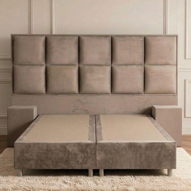 van Schaik Boxspring Royal Carré Zonder Matrassen - 120 x 22, Maison & Meubles, Chambre à coucher | Lits boxsprings