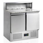 Pizzawerkbank | 260L | 2 Deuren (1/1 GN) | Boven 5x 1/6 GN, Verzenden, Nieuw in verpakking