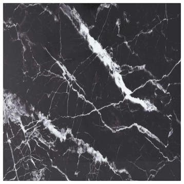 vidaXL Tafelblad 80x80 cm 6 mm gehard glas met marmeren, Verzenden