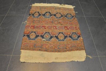 Sumak Fragment - Tapis - 110 cm - 93 cm, Maison & Meubles, Ameublement | Tapis & Moquettes