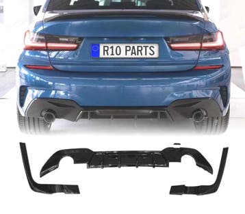 Diffuseur Pour Bmw G20 G28 19- M Performance Noir Brillant, Autos : Pièces & Accessoires, Verzenden